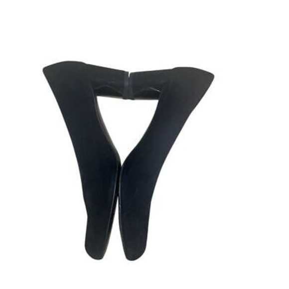 Stuart Weitzman Women's Black Suede Block Heel Pumps Size 6 Casual Office Party - Picture 3 of 16